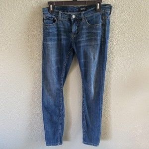 BDG Jeans Womens Size 27x30 Mid Rise Cigarette Ankle Blue Denim Stretch (30x29)